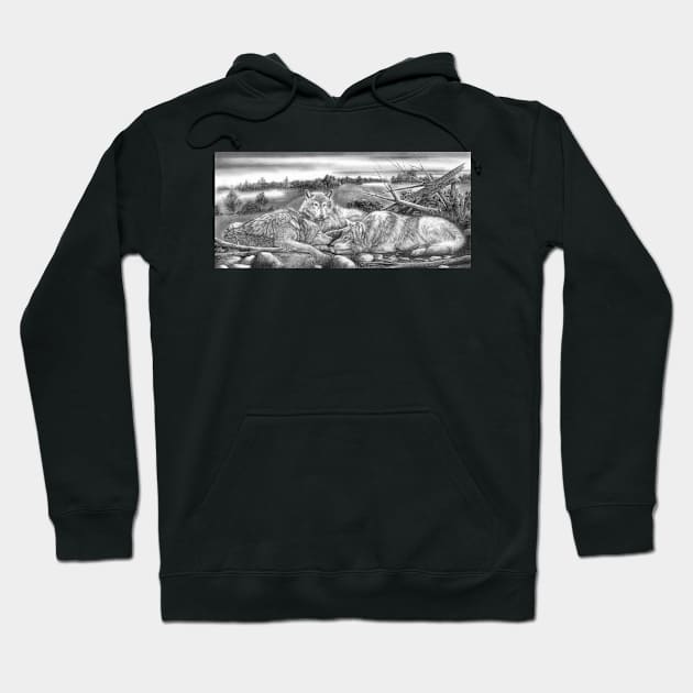 Desperadoes Hoodie by Mightyfineart